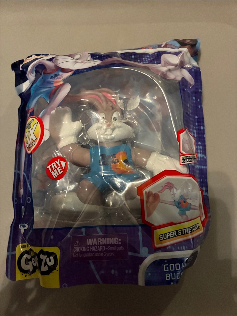 Goo Jit Zu Bugs Stretchy Bugs Bunny Figure
